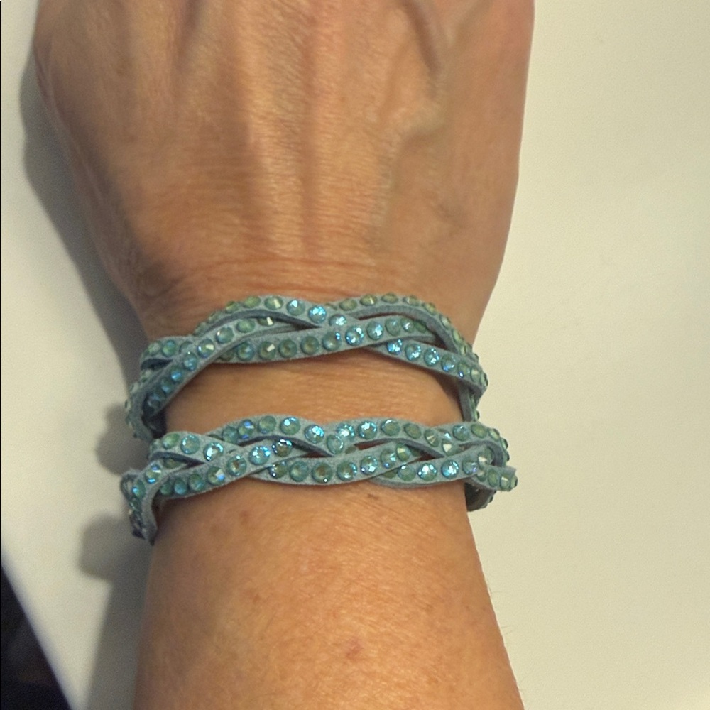 Touchstone Crystal Blue Crystal Bracelet